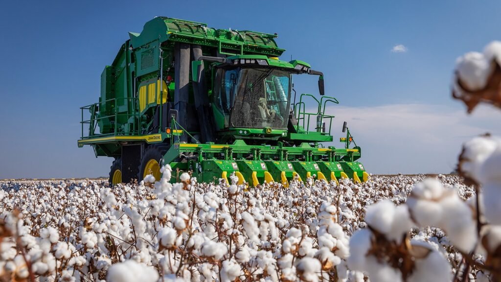 cotton harvester