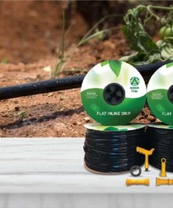 Flat Inline Drip Kit (16 mm, 4 lph, 40 cm for 1 acre) – KSNM
